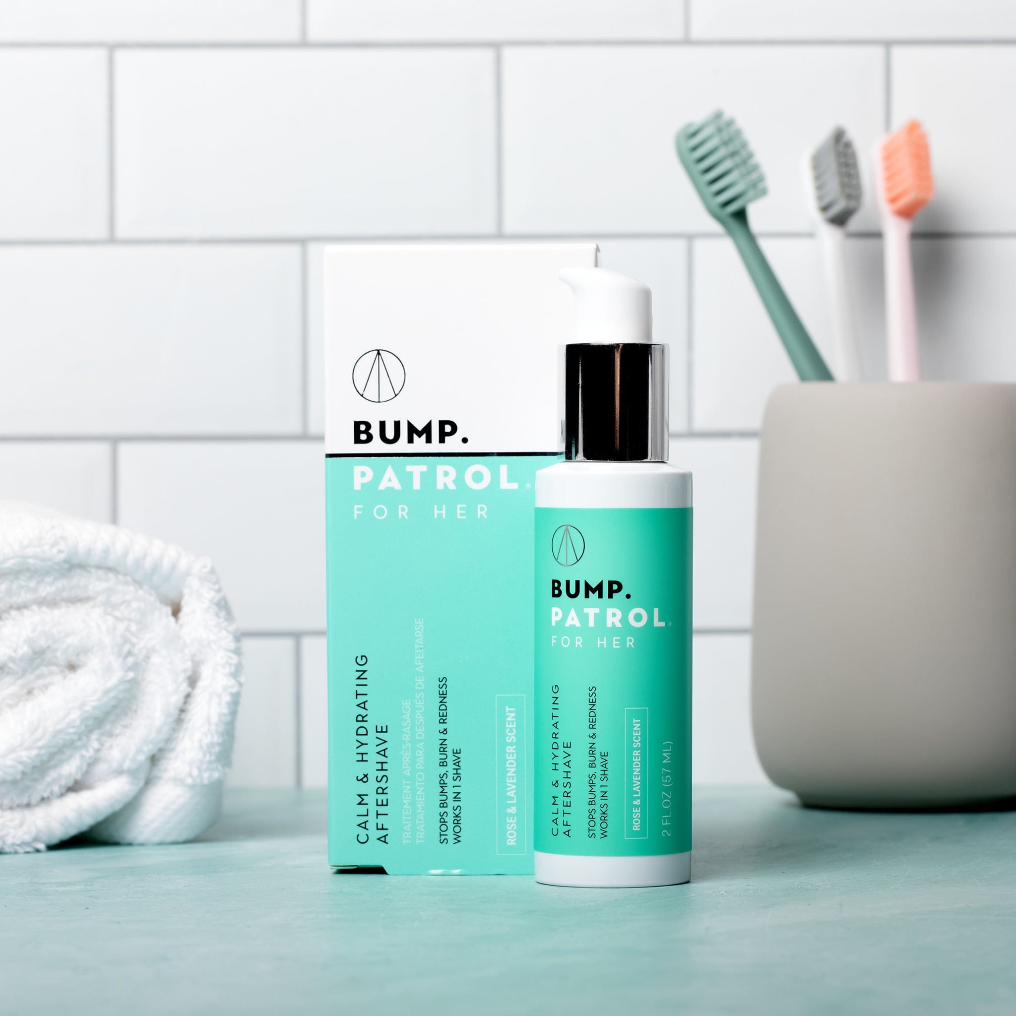 Calm & Hydrating Aftershave Stops Women's razor bumps & Ingrown Hairs