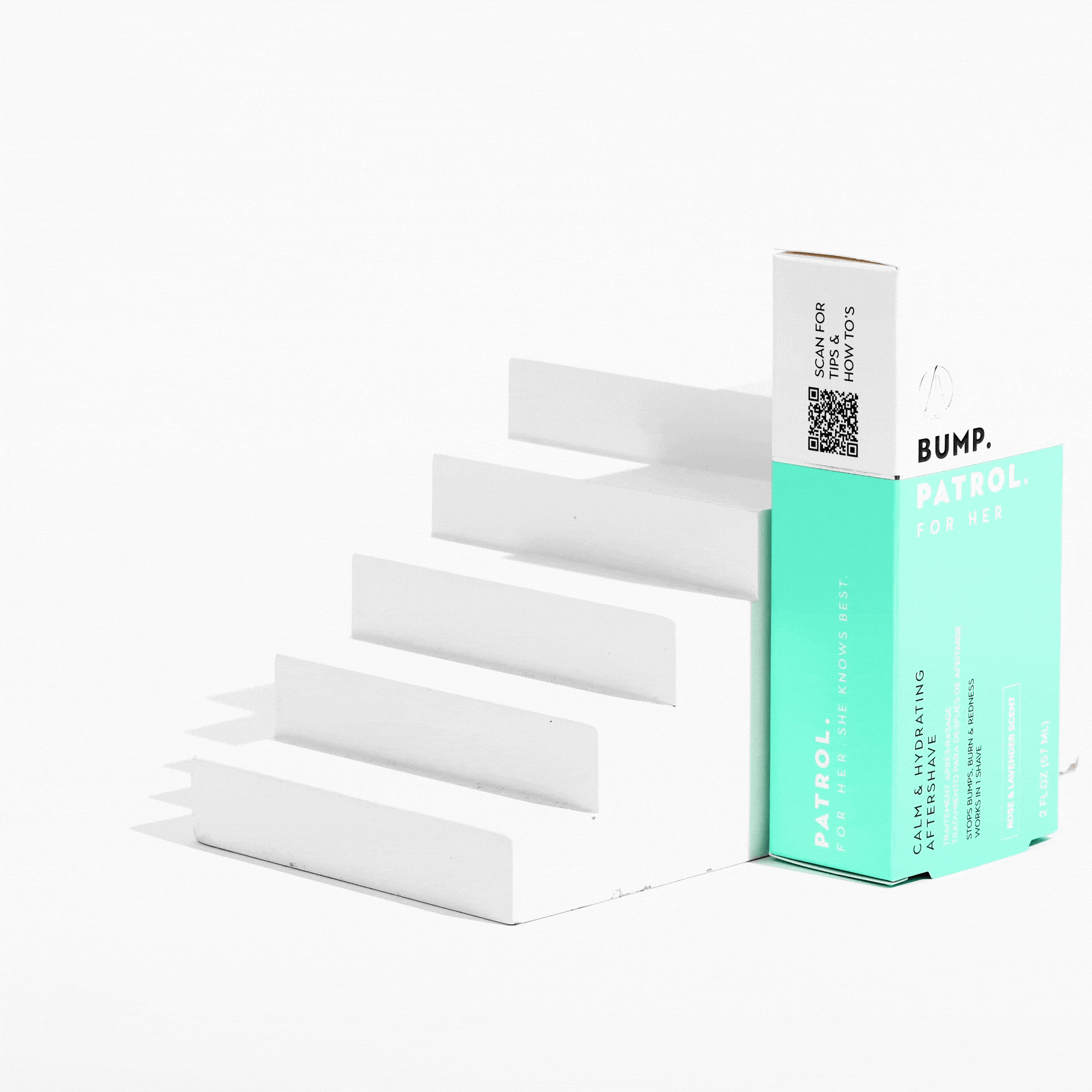 Calm & Hydrating Aftershave Stops Women's razor bumps & Ingrown Hairs