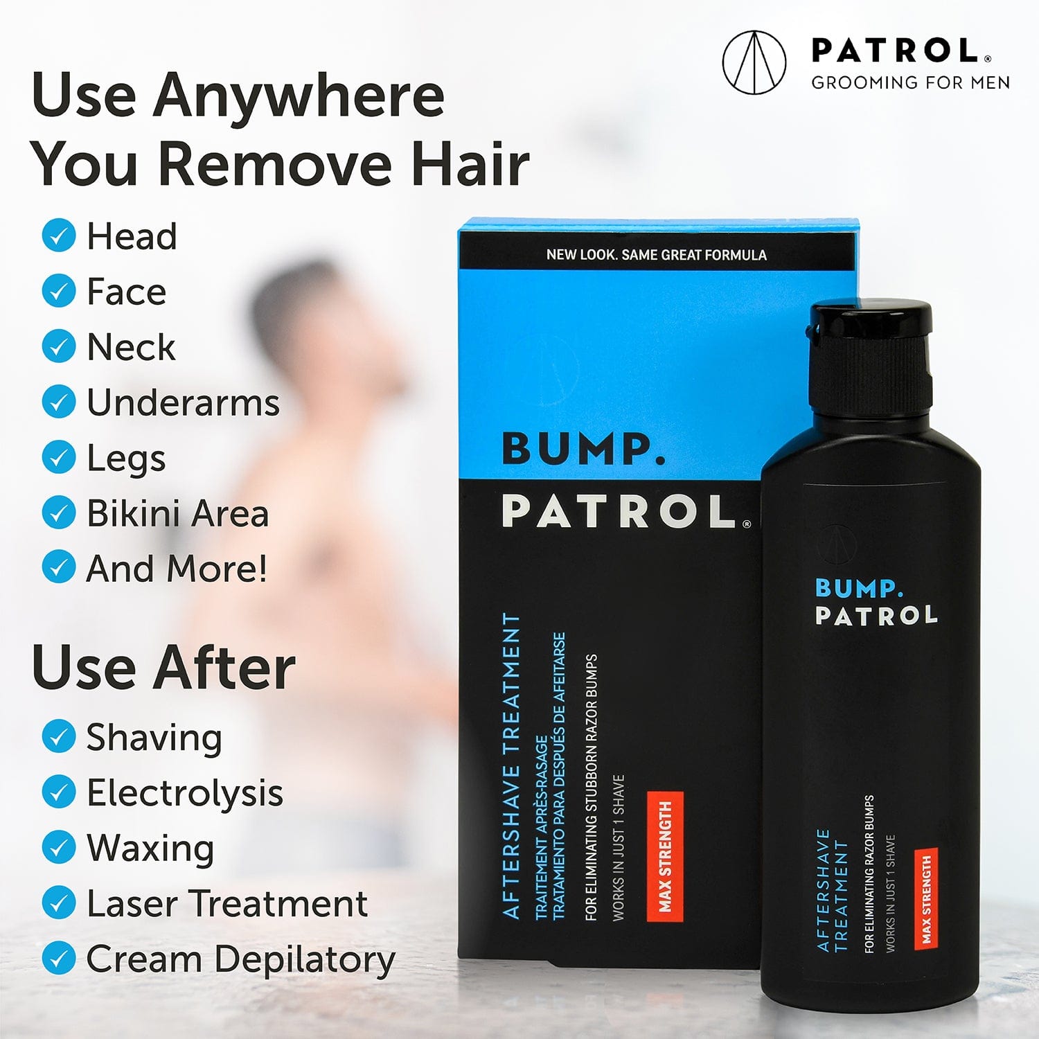 Bump Patrol Aftershave Razor Bump and ingrown hair treatment