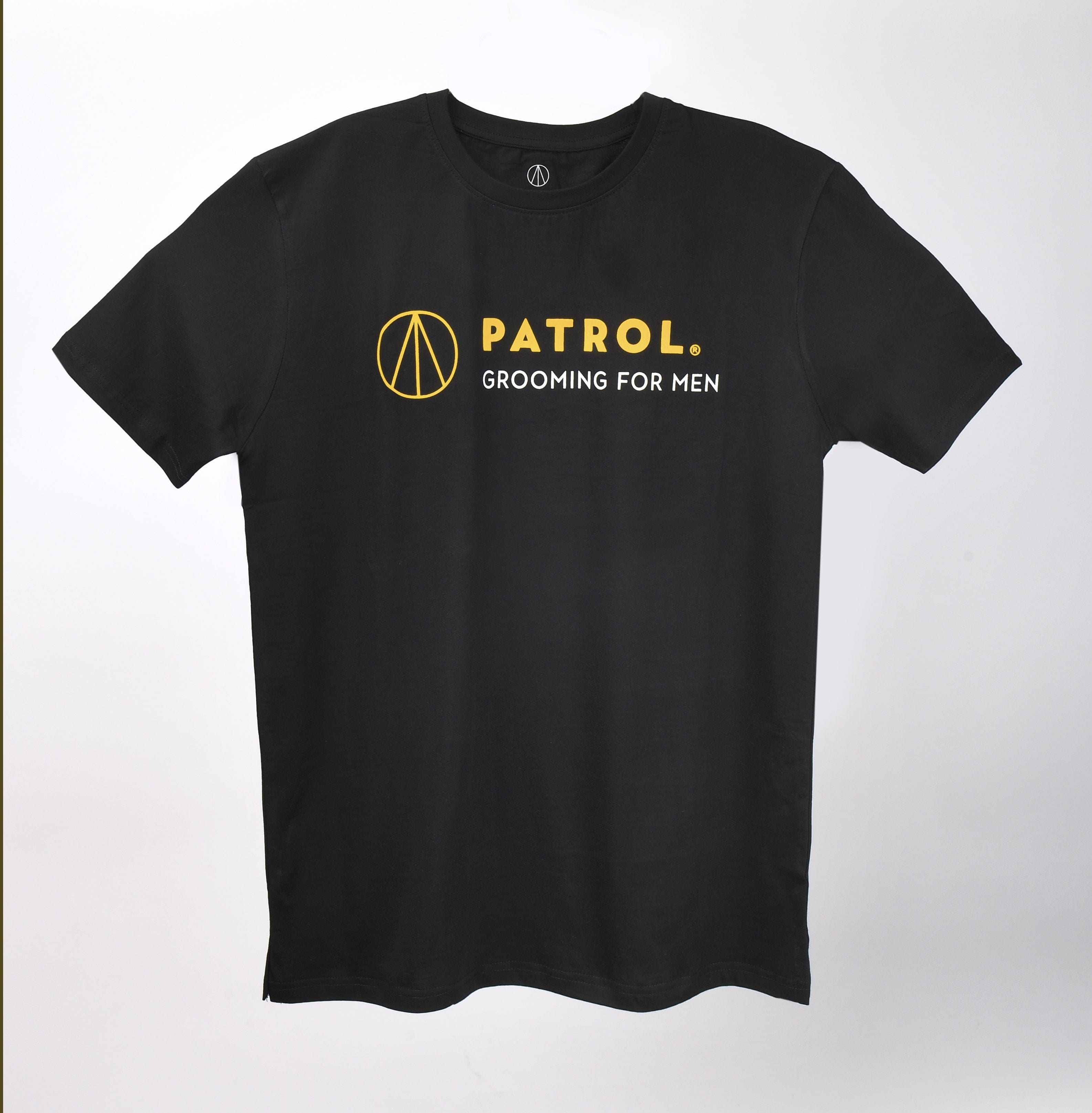 Patrol Grooming Classic T-shirt in yellow print