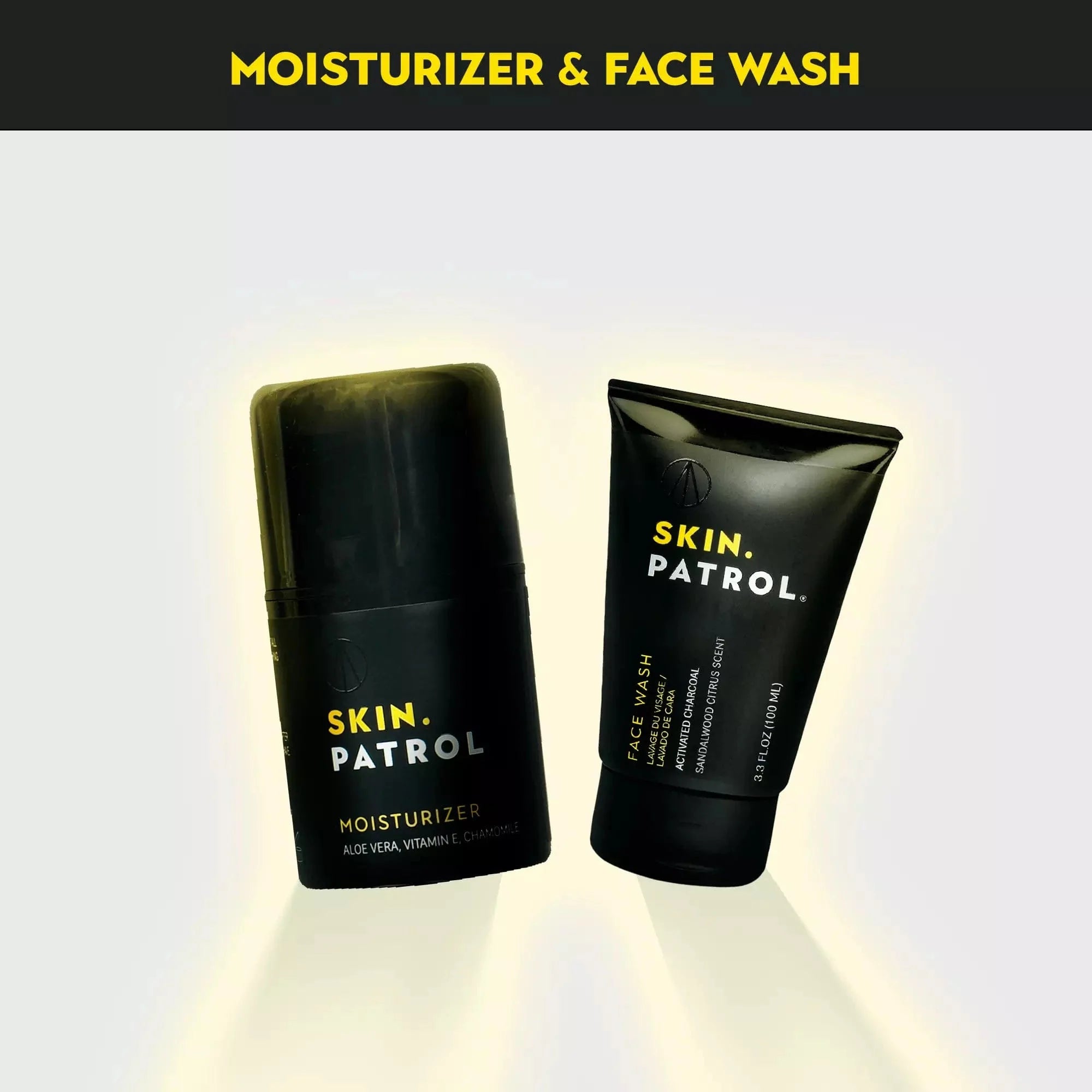 Patrol Grooming Skin Patrol face wash and moisturizer
